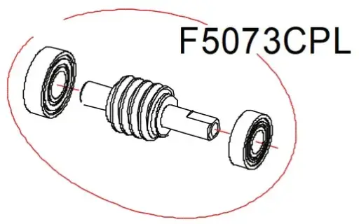 [F5073CPL] VIS SANS FIN COMPLETE RASOR DS503