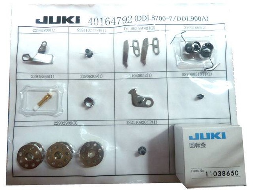 [40164792] Kit de secours / Kit de dépannage JUKI DDL 8700 / JUKI DDL900A
