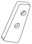 [SW1081S] Contre lame gauche RASOR SW1081S