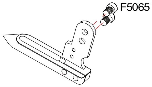 [F5065] Vis pied DS503 RASOR F5065