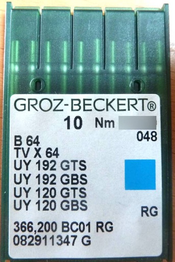 Aiguilles surjeteuse B64 RG GROZ BECKERT