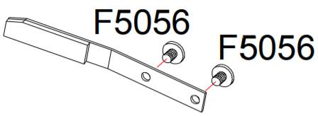 [F5056] Vis contre lame DS502 RASOR réf F5056