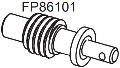 [FP86101] Vis sans fin RASOR pneumatique réf FP86101