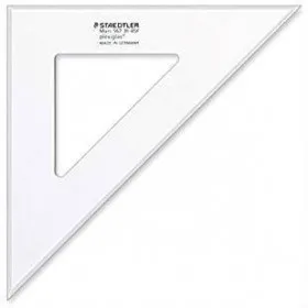 [EQ4530PS] Equerre plexi transparente 31cm 45° STAEDTLER