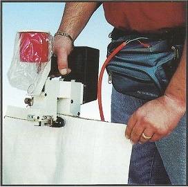 Couseuse portative / Machine a coudre portative pour sac TMUP 