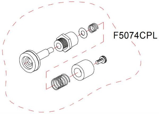 [F5074CPL] Meule complète RASOR DS503 - FP503 réf F5074CPL