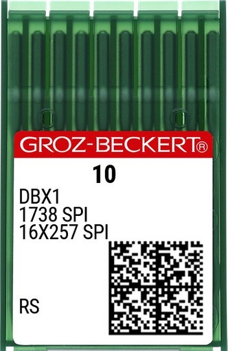 Aiguilles 16x231/ 1738 /16x257 RS/SPI GROZ-BECKERT (x10 aiguilles)