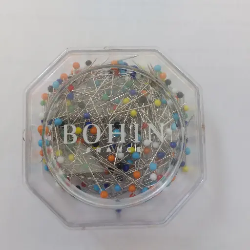 [26598] Boite de 200 épingles tête de verre 30mm x 0.60mm BOHIN 26598