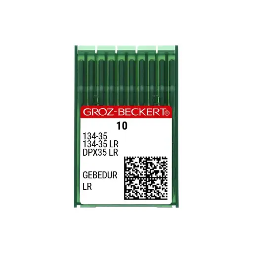 Aiguilles 134-35 LR GEBEDUR Groz-Beckert (x10 aiguilles)