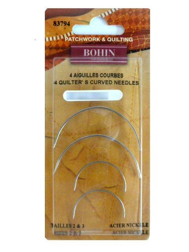 [83794] Aiguilles courbes BOHIN N°2 et 3
