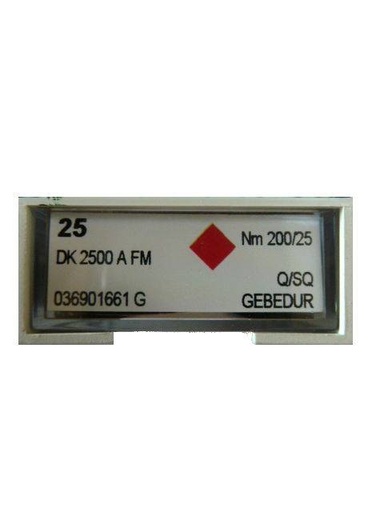[DK2500AFM200GEBGB] Aiguilles DK 2500 A FM gebedur Ø200 groz beckert (X25 aiguilles)