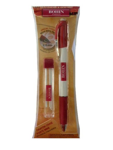 [91473] Crayon craie porte mine blanche 0.9mm extra fine