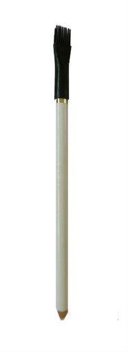Crayon brosse blanc/bleu