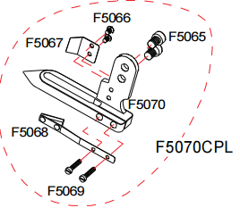 [F5070CPL] Pied complet RASOR F5070CPL