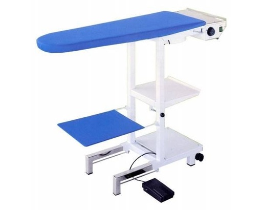 Table a repasser professionnelle COMELUX A (aspirante, chauffante et pliante) COMEL