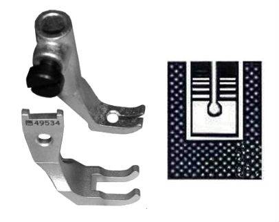 Kit pied standard 2 branches pour griffe 6mm PFAFF 145/335/545/1245